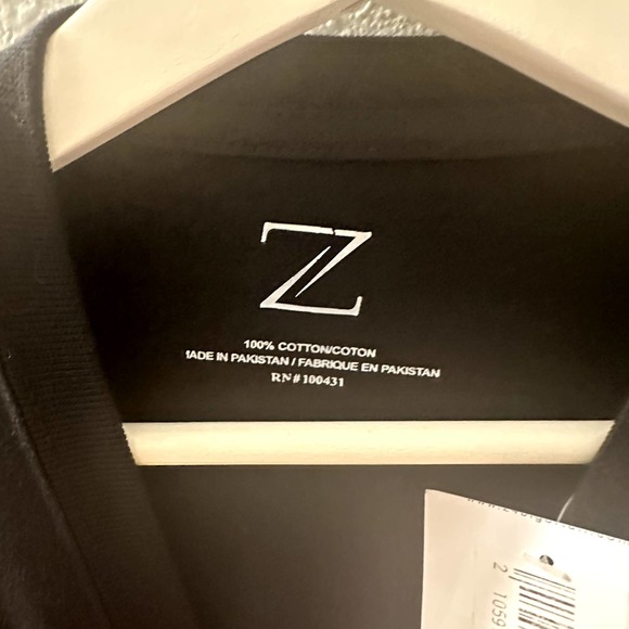 Z Men's Genius In Process Downloading Black Short Sleeve Shirt Size LTT NWT - Picture 5 of 7